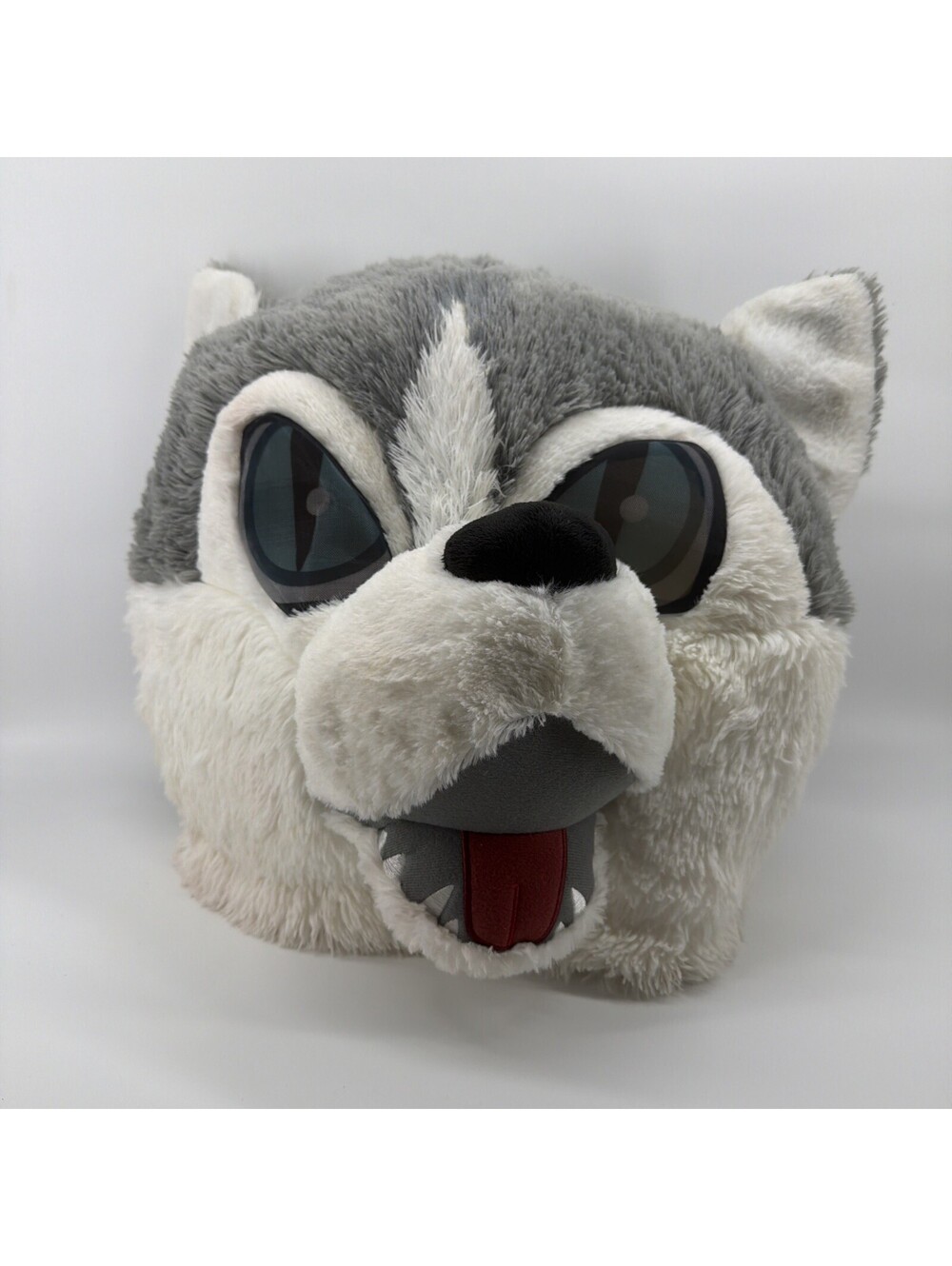 Dan Dee Big Greeter Head Gray Wolf Maskimal Furry Halloween Mask Costume